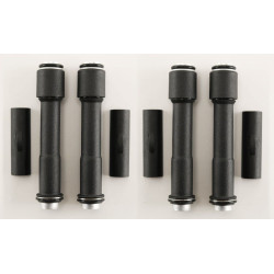 PartzBiz HD MW91-983 - MidWest 91-983 Ultima Black Push Rod Tube Cover Kit Harley Davidson Twin Cam 00-Up Bezel Accent Upgrade Replacement Custom Chopper Bike Best PartzBiz HD MW91-983 - MidWest 91-983 Ultima Black Push Rod Tube Cover Kit Harley Davidson Twin Cam 00-Up Bezel Accent Upgrade Replacement Custom Chopper Bike Best