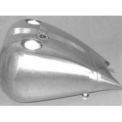 PartzBiz HD MW20-112 - Midwest 20-112 ถังแก๊สเหล็กยืดได้ 2” สำหรับ 00-17 Twin Cam Harley Davidson Softail street custom road chopper bike upgrade replacement gallon Fuel metal fab aftermarket fls fxs 20112
