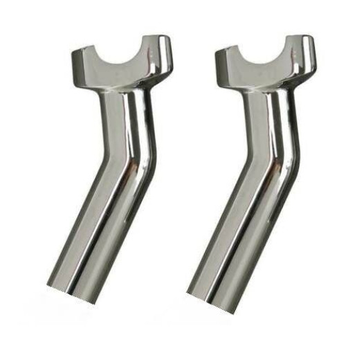 PartzBiz HD: 4408993-MidWest 34-169 Chrome Aluminum 5.5" Tall 1" Handlebar Risers Harley Universal best new custom chopper bagger dresser motorcycle upgrade replacement PartzBiz HD: 4408993-MidWest 34-169 Chrome Aluminum 5.5" Tall 1" Handlebar Risers Harley Universal best new custom chopper bagger dresser motorcycle upgrade replacement