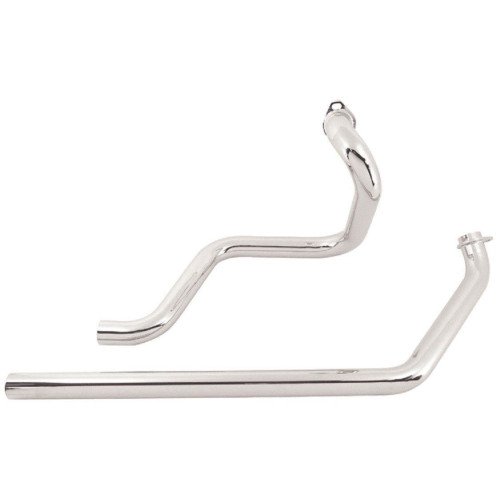 PartzBiz HD: 4408980-MidWest 62-632 Chrome 1-3/4" Exhaust Head Pipes Harley Shovelhead FLH '70-'84