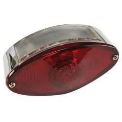 PartzBiz HD MW8-186 - MidWest 8-186 Chrome / Red Cat Eye รถจักรยานยนต์ 12V LED ไฟท้ายเบรค Harley PartzBiz HD MW8-186 - MidWest 8-186 Chrome / Red Cat Eye รถจักรยานยนต์ 12V LED ไฟท้ายเบรค Harley
