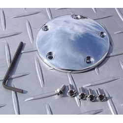 PartzBiz HD MW89-497 - Midwest 89-497 Chrome Die Cast อลูมิเนียม Derby Cover สำหรับ 99-06 Harley Davidson Twin Cam 88 big twin เครื่องยนต์รถจักรยานยนต์ bike street มอเตอร์อัพเกรดใหม่อะไหล่แต่ง chopper