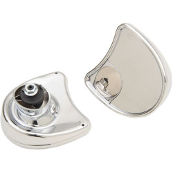 PartzBiz HD DS06400794 - Drag Chrome Blind Spot Fairing Mounted Mirrors Harley FLHT/X Batwing 14-17 | 0640-0794 PartzBiz HD DS06400794 - Drag Chrome Blind Spot Fairing Mounted Mirrors Harley FLHT/X Batwing 14-17 | 0640-0794