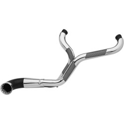 PartzBiz HD DS18002133 - NB-MB-CH Misfit Trask TM-5720CH Chrome NB Nasty Bastard 2-1 Exhaust 17-19 Harley Touring bagger Dresser Milwaukee Eight M8 8 PartzBiz HD DS18002133 - NB-MB-CH Misfit Trask TM-5720CH Chrome NB Nasty Bastard 2-1 Exhaust 17-19 Harley Touring bagger Dresser Milwaukee Eight M8 8