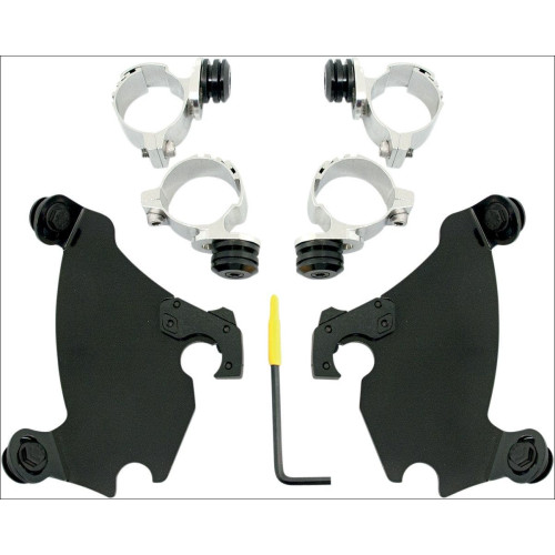 PartzBiz HD: 4408845-Memphis Shades Black Trigger-Lock Mount Gauntlet Fairing สำหรับ Harley XL 883C 1200C | เม.ย.1981 PartzBiz HD: 4408845-Memphis Shades Black Trigger-Lock Mount Gauntlet Fairing สำหรับ Harley XL 883C 1200C | เม.ย.1981
