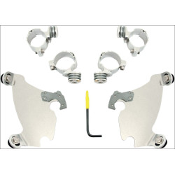 PartzBiz HD DS23200103 - Memphis Shades Polished Trigger-Lock Mount Gauntlet Fairing Harley XL 883C 1200C | MEK1981 PartzBiz HD DS23200103 - Memphis Shades Polished Trigger-Lock Mount Gauntlet Fairing Harley XL 883C 1200C | MEK1981