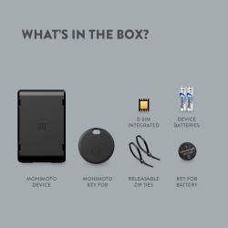 PartzBiz HD TR100402 - Monimoto GPS Anti-Theft Tracker System 5G-LTE GPS Universal