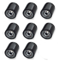 PartzBiz HD 22-251 (x8) - Motor Factory 22-251 Set of Eight Black Oil Filter Harley TC M8 99-20 OE 63731-99 PartzBiz HD 22-251 (x8) - Motor Factory 22-251 Set of Eight Black Oil Filter Harley TC M8 99-20 OE 63731-99