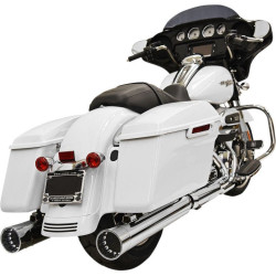 PartzBiz HD DS18011084 - Bassani DNT Deep N Throaty All Chrome Tip 4" Slip On Mufflers Straight 2017 | 1F72DNT6 PartzBiz HD DS18011084 - Bassani DNT Deep N Throaty All Chrome Tip 4" Slip On Mufflers Straight 2017 | 1F72DNT6
