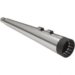 PartzBiz HD DS18011085 - Bassani DNT Deep N Throaty Chrome w/ Black 4" Slip On Mufflers Megaphone 2017 | 1F572DNT6 PartzBiz HD DS18011085 - Bassani DNT Deep N Throaty Chrome w/ Black 4" Slip On Mufflers Megaphone 2017 | 1F572DNT6