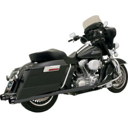 PartzBiz HD DS18010579 - Bassani Black Megaphone Blk Tapered 4" Slip-On Mufflers 2.5 Performance Baffle | FLH-517LRB PartzBiz HD DS18010579 - Bassani Black Megaphone Blk Tapered 4" Slip-On Mufflers 2.5 Performance Baffle | FLH-517LRB