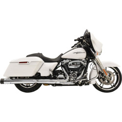 PartzBiz HD DS18011082 - Bassani DNT Deep N Throaty Chrome Black Tip 4" Slip On Mufflers Straight FLH 17 | 1F72DNT5 PartzBiz HD DS18011082 - Bassani DNT Deep N Throaty Chrome Black Tip 4" Slip On Mufflers Straight FLH 17 | 1F72DNT5