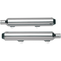 PartzBiz HD DS18010374 - Kerker Chrome 3.5 ” Slip On Mufflers สำหรับ Harley Touring 10-15 | 128-78120 PartzBiz HD DS18010374 - Kerker Chrome 3.5 ” Slip On Mufflers สำหรับ Harley Touring 10-15 | 128-78120