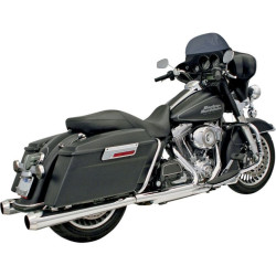 PartzBiz HD ds18010185 - Bassani Chrome Megaphone Polished 4" Slip-On Mufflers 2.5" Performance Baffle | FLH-517L PartzBiz HD ds18010185 - Bassani Chrome Megaphone Polished 4" Slip-On Mufflers 2.5" Performance Baffle | FLH-517L
