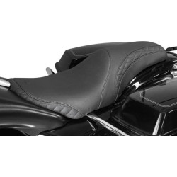 PartzBiz HD MD75269 - Mustang Seats Black Standard Dave Perewitz Signature Seat Harley FLHT/R/X 08-23 FLHT FLHR FLTR FLHX davidson electra road street glide king custom chopper touring comfort best for 0801-1171 08011171 486979 75269 PartzBiz HD MD75269 - Mustang Seats Black Standard Dave Perewitz Signature Seat Harley FLHT/R/X 08-23 FLHT FLHR FLTR FLHX davidson electra road street glide king custom chopper touring comfort best for 0801-1171 08011171 486979 75269