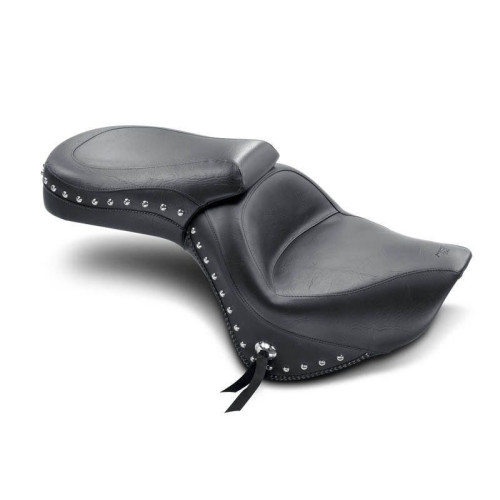 PartzBiz HD: 4408630-Mustang 76126 Black Chrome Studded One Piece Touring Seat Backrest 06-18 VN900 489301 0810-0508 08100508 PartzBiz HD: 4408630-Mustang 76126 Black Chrome Studded One Piece Touring Seat Backrest 06-18 VN900 489301 0810-0508 08100508