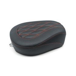 PartzBiz HD MD76648AB - Mustang 76648AB Red Stitch Rear Wide Tripper Passenger Seat Harley FLH 08-21 PartzBiz HD MD76648AB - Mustang 76648AB Red Stitch Rear Wide Tripper Passenger Seat Harley FLH 08-21