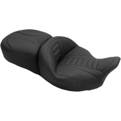 PartzBiz HD MD79006 - Mustang 79006 One Piece Deluxe Cushion Seat W/O Heat for 08-21 Harley FLH/T PartzBiz HD MD79006 - Mustang 79006 One Piece Deluxe Cushion Seat W/O Heat for 08-21 Harley FLH/T
