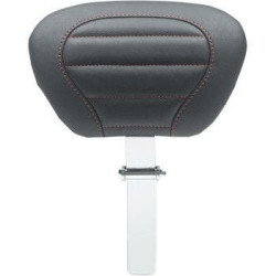 PartzBiz HD MD79012AB - Mustang 79012AB Deluxe Touring Driver Seat Backrest Post & Pad Harley FLH 08-21 PartzBiz HD MD79012AB - Mustang 79012AB Deluxe Touring Driver Seat Backrest Post & Pad Harley FLH 08-21