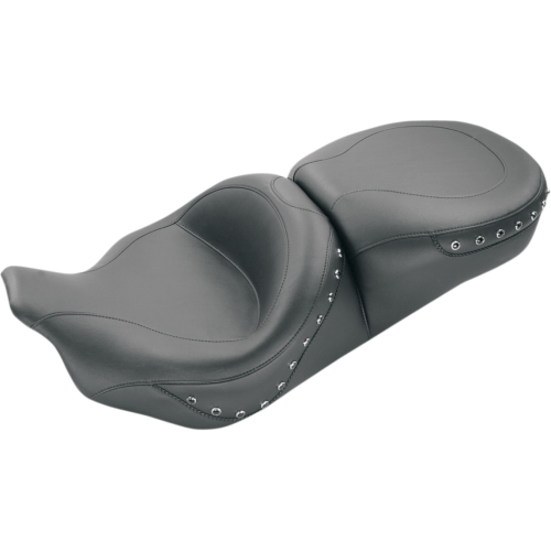 PartzBiz HD: 4408582-Mustang 79039 Smooth Style Black Studded One Piece Ultra Touring FLH Seat 08-Up PartzBiz HD: 4408582-Mustang 79039 Smooth Style Black Studded One Piece Ultra Touring FLH Seat 08-Up