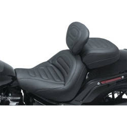 PartzBiz HD MD79334 - Mustang 79334 Black Max Profile Solo Touring Seat 18-23 Harley Softail Fat Bob FXFB 0802-1059 08021059 486556 PartzBiz HD MD79334 - Mustang 79334 Black Max Profile Solo Touring Seat 18-23 Harley Softail Fat Bob FXFB 0802-1059 08021059 486556