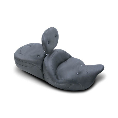 PartzBiz HD: 4408559-Mustang Super Regal Touring Seat w/ Driver Backrest for Harley FLH/FLT 08-17 | 79558 PartzBiz HD: 4408559-Mustang Super Regal Touring Seat w/ Driver Backrest for Harley FLH/FLT 08-17 | 79558