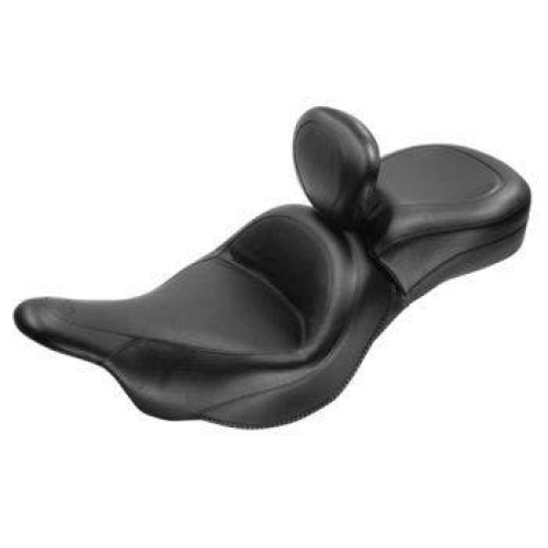 PartzBiz HD: 4408566-Mustang 79631 Black Standard Touring One Piece w/Backrest 09-18 Kawasaki VN1700 0810-0854 08100854 489329 PartzBiz HD: 4408566-Mustang 79631 Black Standard Touring One Piece w/Backrest 09-18 Kawasaki VN1700 0810-0854 08100854 489329