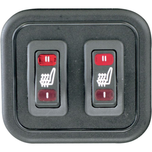 PartzBiz HD: 4408567-Mustang Plain One Piece Heated Touring Seat สำหรับ Harley 08-17 รุ่น FLH/T | 79646