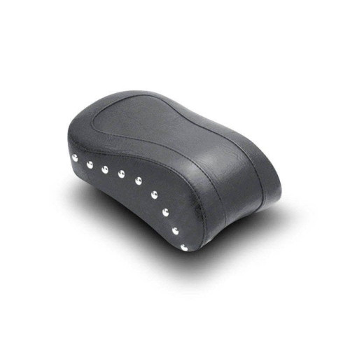 PartzBiz HD: 4408510-Mustang Chrome Studded Rear Pillion Seat Only Harley 08-17 FLSTC/N 00-07 FLSTS | 76175