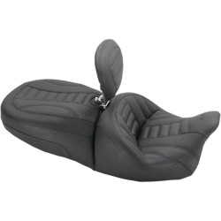 PartzBiz HD MD79593 - Mustang One Piece Vintage Forward Seat Driver Backrest Harley Freewheeler FLRT | 79593 PartzBiz HD MD79593 - Mustang One Piece Vintage Forward Seat Driver Backrest Harley Freewheeler FLRT | 79593