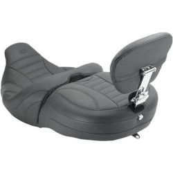 PartzBiz HD MD79595 - Mustang One Piece Vintage Standard Seat Driver & Passenger Backrest Harley FLRT | 79595 PartzBiz HD MD79595 - Mustang One Piece Vintage Standard Seat Driver & Passenger Backrest Harley FLRT | 79595