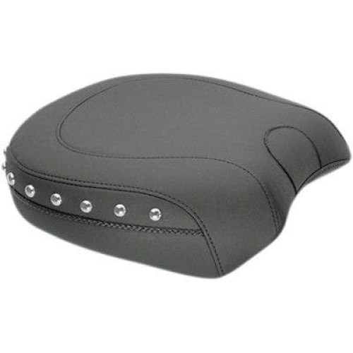 PartzBiz HD: 4408472-Mustang Seat Wide Chrome Studded Rear Seat Only for Harley Softail FXS & FLS | 79741 PartzBiz HD: 4408472-Mustang Seat Wide Chrome Studded Rear Seat Only for Harley Softail FXS & FLS | 79741