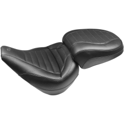 PartzBiz HD MD75031 - Mustang Solo Black Harley Seat W/O Backrest Tuck-N-Roll Stitch 18-23 FXBR/FXBRS | 75031 PartzBiz HD MD75031 - Mustang Solo Black Harley Seat W/O Backrest Tuck-N-Roll Stitch 18-23 FXBR/FXBRS | 75031