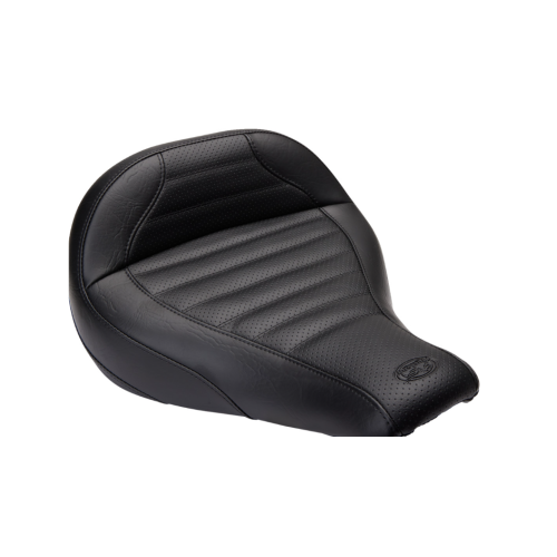 PartzBiz HD: 4408430-Mustang Solo Front Black Harley Seat W/O Driver Backrest Tuck-N-Roll 18-23 FLFB/S | 75832 PartzBiz HD: 4408430-Mustang Solo Front Black Harley Seat W/O Driver Backrest Tuck-N-Roll 18-23 FLFB/S | 75832