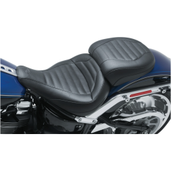PartzBiz HD MD75833 - Mustang Solo Rear Narrow Cut Black Harley Seat Tuck-N-Roll 18-23 FLFB/S | 75833 PartzBiz HD MD75833 - Mustang Solo Rear Narrow Cut Black Harley Seat Tuck-N-Roll 18-23 FLFB/S | 75833