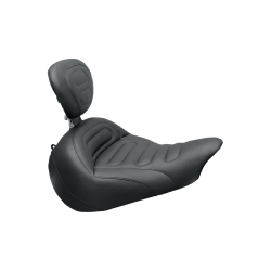 PartzBiz HD MD79683 - Mustang Solo Tour Breakout Black Trapezoid Stitch Harley Seat W/Receiver for 13-17 FXSB | 79683 PartzBiz HD MD79683 - Mustang Solo Tour Breakout Black Trapezoid Stitch Harley Seat W/Receiver for 13-17 FXSB | 79683