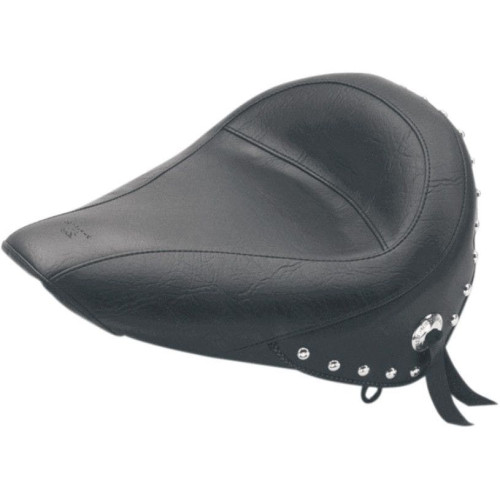 PartzBiz HD: 4408406-Mustang Seats Chrome Studded Solo Seat Only Harley 00-05 FXST 00-07 FLST | 75084 PartzBiz HD: 4408406-Mustang Seats Chrome Studded Solo Seat Only Harley 00-05 FXST 00-07 FLST | 75084