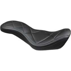 PartzBiz HD MD75229 - Mustang Super Tripper Carbon Style Seat 4 Harley 06-17 Dyna (Except 14-17 FXDF) | 75229 PartzBiz HD MD75229 - Mustang Super Tripper Carbon Style Seat 4 Harley 06-17 Dyna (Except 14-17 FXDF) | 75229