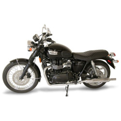PartzBiz HD MD76828 - Mustang Triumph Bonneville; Bonneville T100; Bonneville Se; Scrambler & Thruxton Classic One-Piece Seat | 76828