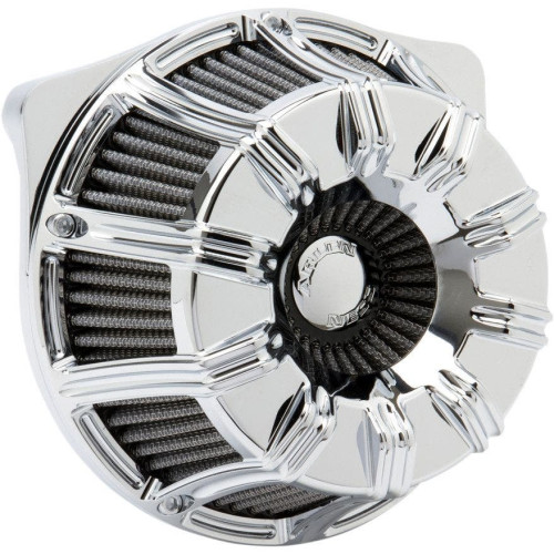 PartzBiz HD: 4408195-Arlen Ness Chrome Inverted Series 10-Gauge Stage 1 Air Cleaner Harley 99-15 T/C | 18-942