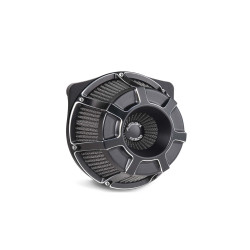 PartzBiz HD AN18-937 - Arlen Ness Inverted Bevelled Black Cut Stage 1 เครื่องฟอกอากาศ Harley XL 91-15 | 18-937 PartzBiz HD AN18-937 - Arlen Ness Inverted Bevelled Black Cut Stage 1 เครื่องฟอกอากาศ Harley XL 91-15 | 18-937