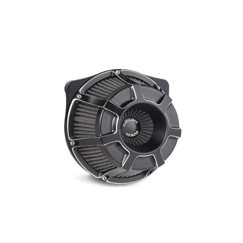 PartzBiz HD: 4408197-Arlen Ness Inverted Bevelled Black Cut Stage 1 เครื่องฟอกอากาศ Harley FLH FLH 08-15 | 18-933 PartzBiz HD: 4408197-Arlen Ness Inverted Bevelled Black Cut Stage 1 เครื่องฟอกอากาศ Harley FLH FLH 08-15 | 18-933