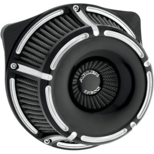 PartzBiz HD: 4408202-Arlen Ness Inverted Slot Track Black Cut Stage 1 Air Cleaner Harley XL 91-15 | 18-925 PartzBiz HD: 4408202-Arlen Ness Inverted Slot Track Black Cut Stage 1 Air Cleaner Harley XL 91-15 | 18-925