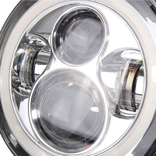 PartzBiz HD: 4408175-ใหม่ โปรเจคเตอร์ LED ขนาด 7 นิ้ว Daymaker สไตล์ Chrome Halo ไฟหน้ารุ่น Harley Touring PartzBiz HD: 4408175-ใหม่ โปรเจคเตอร์ LED ขนาด 7 นิ้ว Daymaker สไตล์ Chrome Halo ไฟหน้ารุ่น Harley Touring