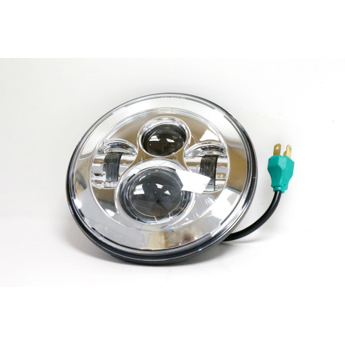 PartzBiz HD: 4408176-ใหม่ 7 ” LED Projector Daymaker Style Chrome Headlight สำหรับรุ่น Touring ของ Harley PartzBiz HD: 4408176-ใหม่ 7 ” LED Projector Daymaker Style Chrome Headlight สำหรับรุ่น Touring ของ Harley
