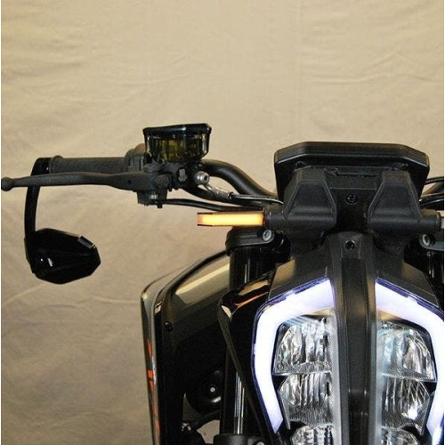 PartzBiz HD: 4408152-New Rage Cycles ไฟเลี้ยว LED ด้านหน้าสีดำ 19-Up KTM 790 Duke PartzBiz HD: 4408152-New Rage Cycles ไฟเลี้ยว LED ด้านหน้าสีดำ 19-Up KTM 790 Duke