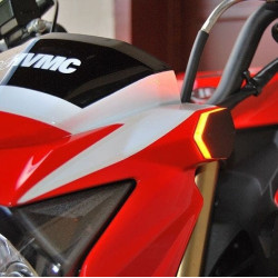 PartzBiz HD TR570994 - New Rage Cycles ไฟเลี้ยว LED ด้านหน้าสีดำ 17-19 Kawasaki Z125 Pro PartzBiz HD TR570994 - New Rage Cycles ไฟเลี้ยว LED ด้านหน้าสีดำ 17-19 Kawasaki Z125 Pro