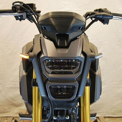 PartzBiz HD: 4408154-ชุดไฟเลี้ยวหน้า New Rage Cycles Black Slim LED 13-15 Honda Grom