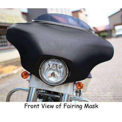 PartzBiz HD: 4408121-NoviStretch Harley Batwing Style Fairing Mask 69-Later Heavy Duty สังเคราะห์ PartzBiz HD: 4408121-NoviStretch Harley Batwing Style Fairing Mask 69-Later Heavy Duty สังเคราะห์