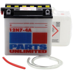 PartzBiz HD DS21130146 - อะไหล่แบตเตอรี่ Yuasa ไม่จำกัดพร้อมกรด 12N7-4A 12V 7Ah Rep OE 63731-99 66006-69 PartzBiz HD DS21130146 - อะไหล่แบตเตอรี่ Yuasa ไม่จำกัดพร้อมกรด 12N7-4A 12V 7Ah Rep OE 63731-99 66006-69